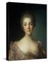 Portrait of Madame Dupin (1706-95)-Jean-Marc Nattier-Stretched Canvas