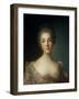 Portrait of Madame Dupin (1706-95)-Jean-Marc Nattier-Framed Giclee Print