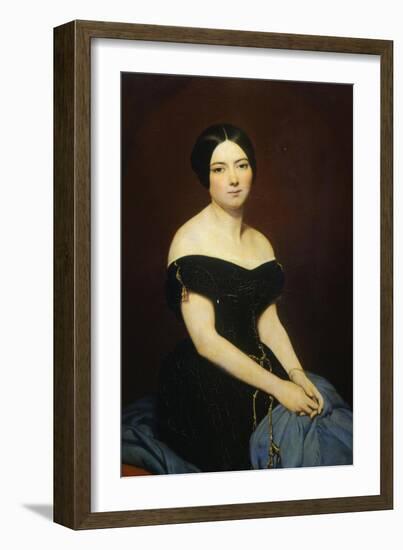 Portrait of Madame Edmond Caillard, 1842-Ary Scheffer-Framed Giclee Print