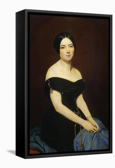 Portrait of Madame Edmond Caillard, 1842-Ary Scheffer-Framed Stretched Canvas