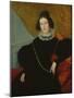 Portrait of Madame Foule (Oil on Canvas)-Alexandre Francois Xavier Sigalon-Mounted Giclee Print