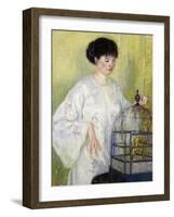 Portrait of Madame Frieseke, C.1912-1913-Frederick Carl Frieseke-Framed Giclee Print