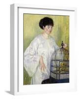 Portrait of Madame Frieseke, C.1912-1913-Frederick Carl Frieseke-Framed Giclee Print