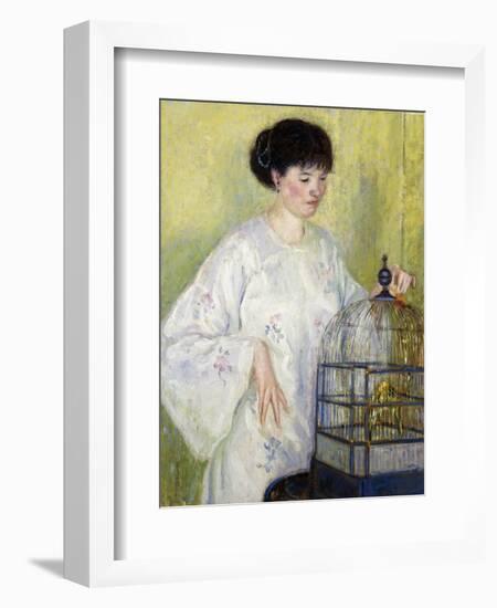 Portrait of Madame Frieseke, C.1912-1913-Frederick Carl Frieseke-Framed Giclee Print