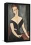 Portrait of Madame Georges Van Muyden-Amedeo Modigliani-Framed Stretched Canvas