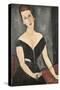 Portrait of Madame Georges Van Muyden-Amedeo Modigliani-Stretched Canvas