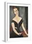 Portrait of Madame Georges Van Muyden-Amedeo Modigliani-Framed Art Print