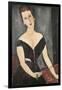 Portrait of Madame Georges Van Muyden-Amedeo Modigliani-Framed Art Print