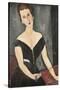 Portrait of Madame Georges Van Muyden-Amedeo Modigliani-Stretched Canvas