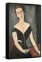 Portrait of Madame Georges Van Muyden-Amedeo Modigliani-Framed Stretched Canvas