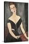 Portrait of Madame Georges Van Muyden-Amedeo Modigliani-Stretched Canvas