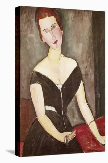 Portrait of Madame Georges Van Muyden-Amedeo Modigliani-Stretched Canvas