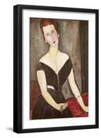 Portrait of Madame Georges Van Muyden-Amedeo Modigliani-Framed Giclee Print