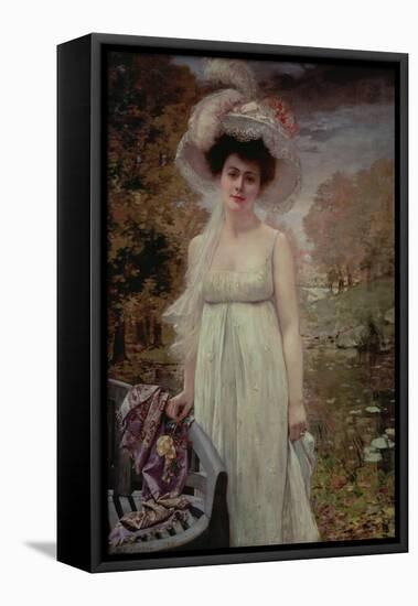 Portrait of Madame Gervex, 1899-Henri Gervex-Framed Stretched Canvas