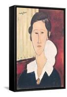 Portrait of Madame Hanka Zborowska, 1917-Amedeo Modigliani-Framed Stretched Canvas