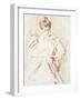 Portrait of Madame Helleu, Reading-Paul Cesar Helleu-Framed Giclee Print