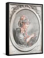 Portrait of Madame Huet, C1773-Gilles Demarteau-Framed Stretched Canvas