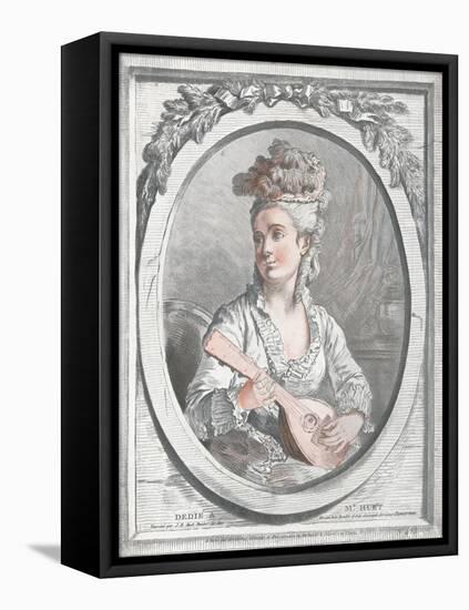 'Portrait of Madame Huet', c18th century-Gilles Demarteau-Framed Stretched Canvas