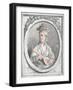 'Portrait of Madame Huet', c18th century-Gilles Demarteau-Framed Giclee Print