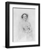 Portrait of Madame Ingres, 1852-Jean Auguste Dominique Ingres-Framed Giclee Print