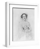 Portrait of Madame Ingres, 1852-Jean Auguste Dominique Ingres-Framed Giclee Print