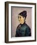 Portrait of Madame Jeanne Lafuye Trabuc, 1889-Vincent van Gogh-Framed Premium Giclee Print