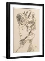 Portrait of Madame Jules Guillemet, C.1880-Edouard Manet-Framed Giclee Print