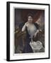 Portrait of Madame La Cometesse De Kersaint-Francois Flameng-Framed Giclee Print