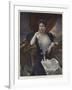 Portrait of Madame La Cometesse De Kersaint-Francois Flameng-Framed Giclee Print