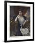 Portrait of Madame La Cometesse De Kersaint-Francois Flameng-Framed Giclee Print