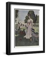 Portrait of Madame La Princess Youssopoff-Francois Flameng-Framed Giclee Print