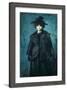 Portrait of Madame Laura Leroux-Jean-Jacques Henner-Framed Giclee Print