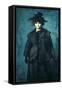 Portrait of Madame Laura Leroux-Jean-Jacques Henner-Framed Stretched Canvas