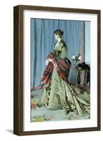 Portrait of Madame Louis Joachim Gaudibert, 1868-Claude Monet-Framed Giclee Print