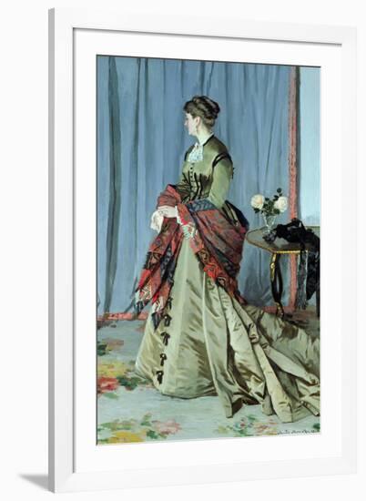 Portrait of Madame Louis Joachim Gaudibert, 1868-Claude Monet-Framed Giclee Print