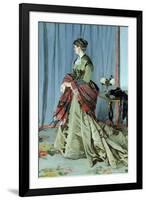 Portrait of Madame Louis Joachim Gaudibert, 1868-Claude Monet-Framed Giclee Print