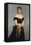 Portrait of Madame Louis Singer-Paul Jacques Aime' Baudry-Framed Stretched Canvas