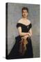 Portrait of Madame Louis Singer-Paul Jacques Aime' Baudry-Stretched Canvas