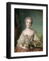 Portrait of Madame Louise de France at Fontevrault, 1748-Jean-Marc Nattier-Framed Giclee Print