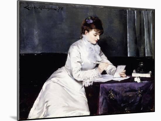 Portrait of Madame Lucien Guitry, 1876-Louise Abbema-Mounted Giclee Print