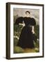 Portrait of Madame M-Henri Rousseau-Framed Art Print