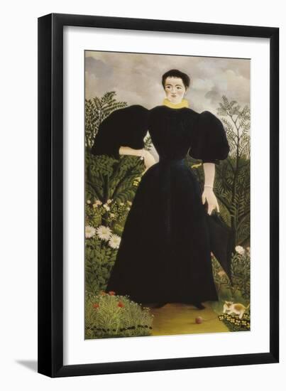 Portrait of Madame M-Henri Rousseau-Framed Art Print