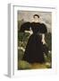 Portrait of Madame M-Henri Rousseau-Framed Art Print