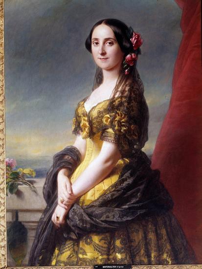 'Portrait of Madame Manuel, Countess of Gramedo Painting by Franz Xaver ...