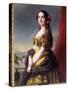 Portrait of Madame Manuel, Countess of Gramedo Painting by Franz Xaver Winterhalter (1806-1873), 19-Franz Xaver Winterhalter-Stretched Canvas