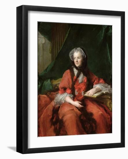 Portrait of Madame Maria Leszczynska (1703-68) 1748-Jean-Marc Nattier-Framed Giclee Print