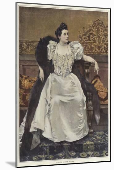 Portrait of Madame Mathilde Madeleine Menier-Francois Flameng-Mounted Giclee Print