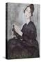 Portrait of Madame Mayden-Amedeo Modigliani-Stretched Canvas