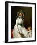 Portrait of Madame Pierre Seriziat and Her Son, Emile-Jacques Louis David-Framed Giclee Print