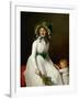 Portrait of Madame Pierre Seriziat and Her Son, Emile-Jacques Louis David-Framed Giclee Print